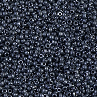 Miyuki Seed Beads 11/0 - SB2011 Opaque Gunmetal Matte Metallic