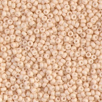 Miyuki Seed Beads 11/0 - SB2022 Opaque Dark Cream Matte Glazed Luster