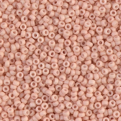 Miyuki Seed Beads 11/0 - SB2023 Opaque Light Rose Matte Gold Luster