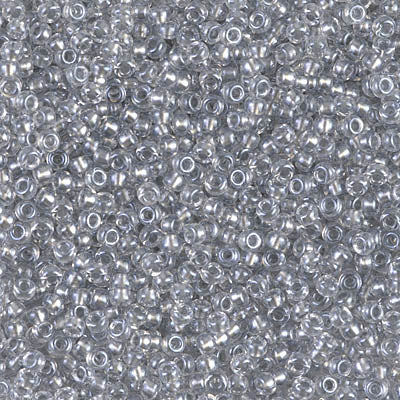 Miyuki Seed Beads 11/0 - SB0242 Sparkle Pewter Lined Crystal