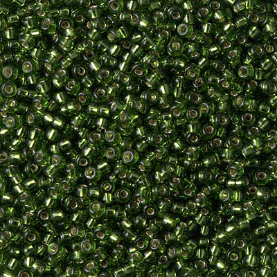 Miyuki Seed Beads 11/0 - SB0026 Olive Silver Lined