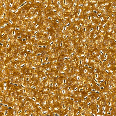 Miyuki Seed Beads 11/0 - SB0003 Gold Silver Lined