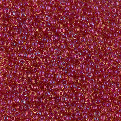 Miyuki Seed Beads 11/0 - SB0363 Light Cranberry Lined Topaz Luster