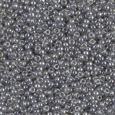 Miyuki Seed Beads 11/0 - SB0368 Transparent Silver Grey Luster