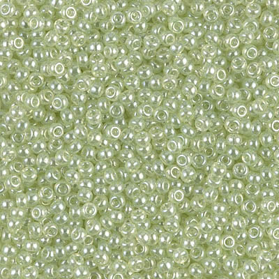 Miyuki Seed Beads 11/0 - SB0371 Transparent Pale Moss Green Luster