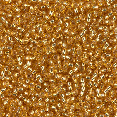 Miyuki Seed Beads 11/0 - SB0004 Dark Gold Silver Lined