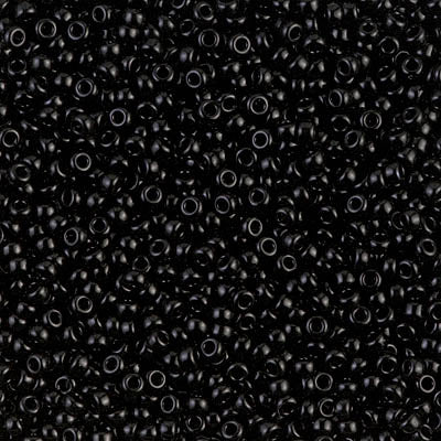 Miyuki Seed Beads 11/0 - SB0401 Opaque Black