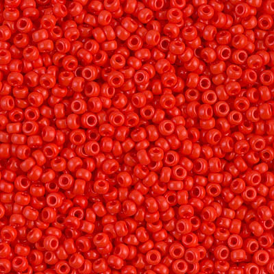 Miyuki Seed Beads 11/0 - SB0407 Opaque Red Vermillion