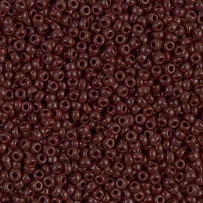 Miyuki Seed Beads 11/0 - SB0409 Opaque Chocolate Brown