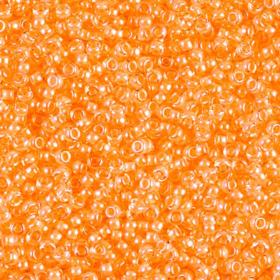 11/0 - SB4298 - Orange claire néon lumineuse Transparent · Miyuki Rocaille