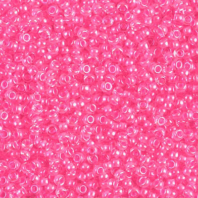 Miyuki Seed Beads 11/0 - SB4299 Transparent Light Pink Luminous Neon Color