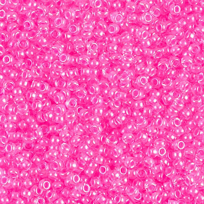 11/0 - SB4301 - Rose vif lumineux néon Transparent · Miyuki Rocaille