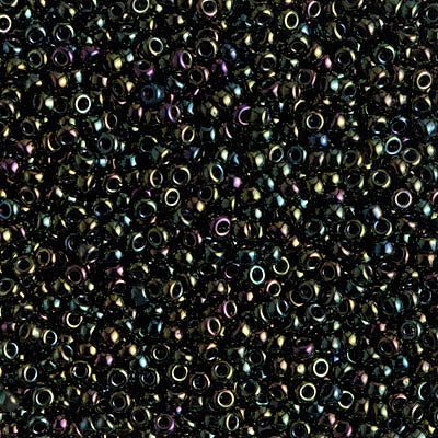 Miyuki Seed Beads 11/0 - SB0453 Opaque Green iris