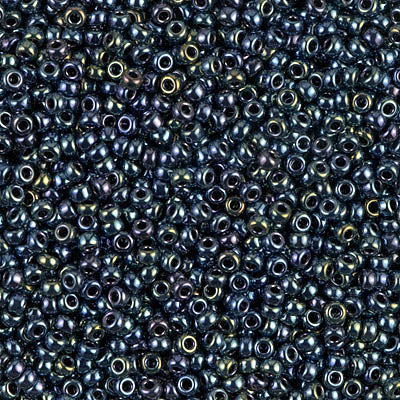 Miyuki Seed Beads 11/0 - SB0456 Opaque Gunmetal Iris