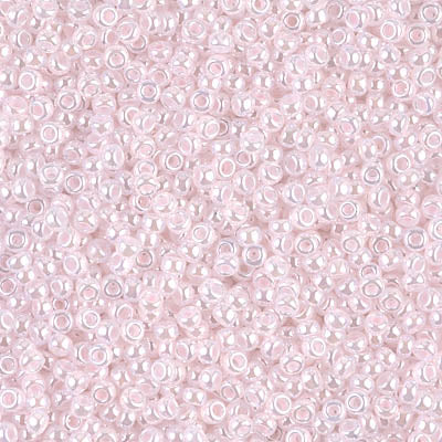 Miyuki Seed Beads 11/0 - SB0517 Alabaster Light Crystal Pink Ceylon Lined-Dyed