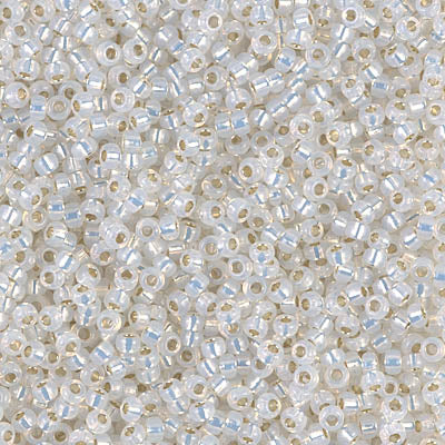 Miyuki Seed Beads 11/0 - SB0551 Alabaster White Opal Silver Lined