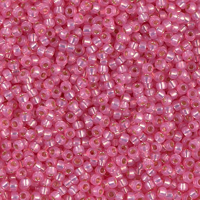 Miyuki Seed Beads 11/0 - SB0556 Alabaster Rose Silver Lined Opal Dyed