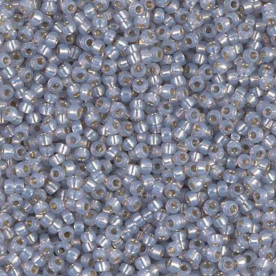 Miyuki Seed Beads 11/0 - SB0576 Alabaster Smoke Grey Opal Silver Lined-Dyed