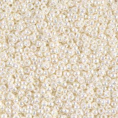 Miyuki Seed Beads 11/0 - SB0591 Opaque Ivory Pearl Ceylon