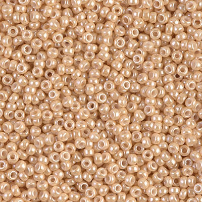 Miyuki Seed Beads 11/0 - SB0593 Opaque Light Caramel Ceylon