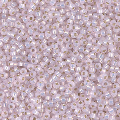 Miyuki Seed Beads 11/0 - SB0643 Alabaster Pink Silver Lined Dyed Alabaster