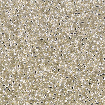 Miyuki Seed Beads 15/0 - SB0001 Crystal Silver Lined