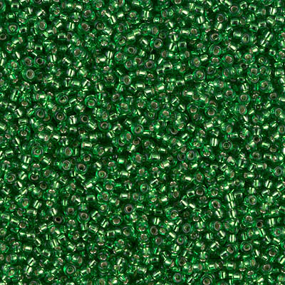 Miyuki Seed Beads 15/0 - SB0016 Light Green Silver Lined
