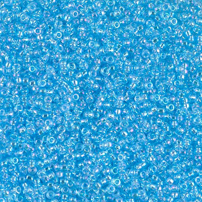 Miyuki Seed Beads 15/0 - SB0260 Transparent Dark Aqua AB