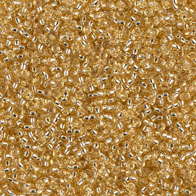 Miyuki Seed Beads 15/0 - SB0003 Gold Silver Lined