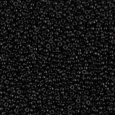 Miyuki Seed Beads 15/0 - SB0401 Opaque Black