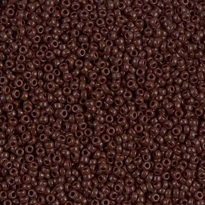 Miyuki Seed Beads 15/0 - SB0409 Opaque Chocolate Brown