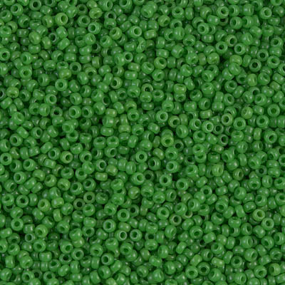 Miyuki Seed Beads 15/0 - SB0411 Opaque Green Pea