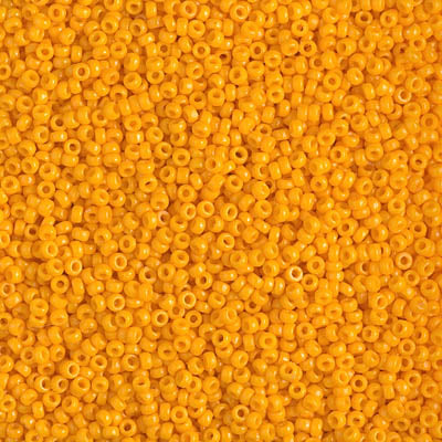 Miyuki Seed Beads 15/0 - SB4453 Opaque Yellow Marigold Duracoat