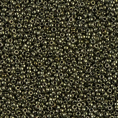 Miyuki Seed Beads 15/0 - SB0459 Opaque Olive Metallic