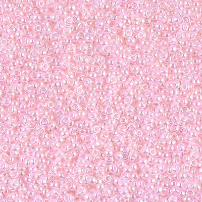 Miyuki Seed Beads 15/0 - SB0517 Light Crystal Pink Ceylon Lined-Dyed
