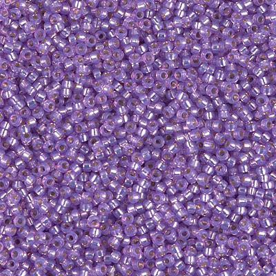 Miyuki Seed Beads 15/0 - SB0574 Lilac Silver Lined Opal Dyed