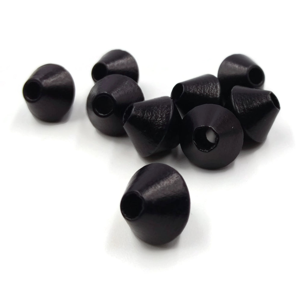 10x10  - Wooden Spinning Top Shape Beads