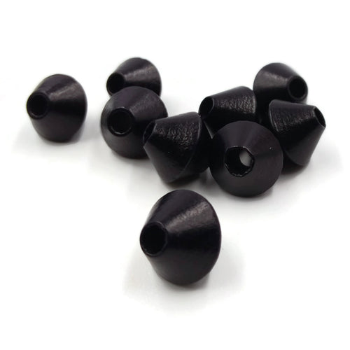 10x10 mm - Perles toupies en bois