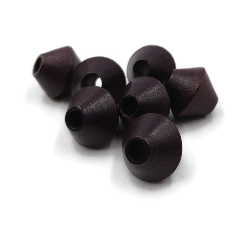 10x10  - Wooden Spinning Top Shape Beads