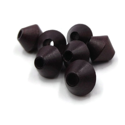 10x10  - Wooden Spinning Top Shape Beads