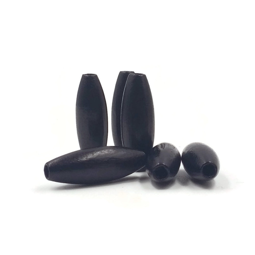 8x24 mm - Spaghetti wooden beads