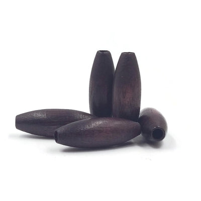 8x24 mm - Spaghetti wooden beads