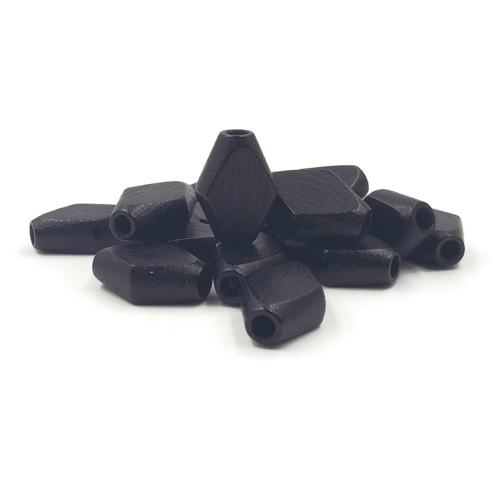 10x15 mm - Wooden diamond beads