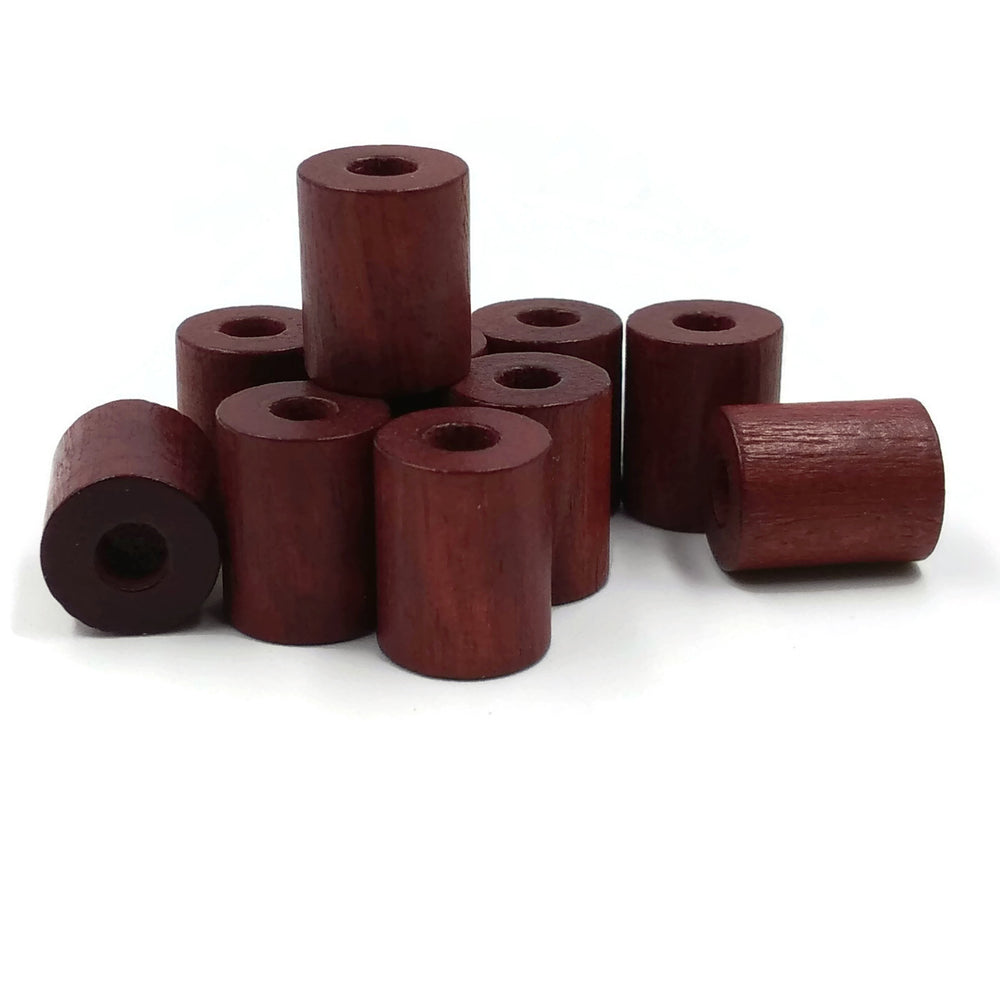 8x10 mm - Wooden tube beads
