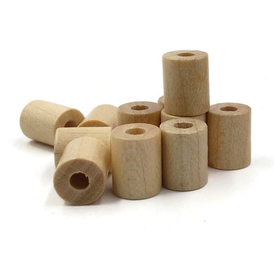 8x10 mm - Wooden tube beads