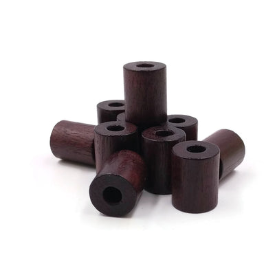 8x10 mm - Wooden tube beads