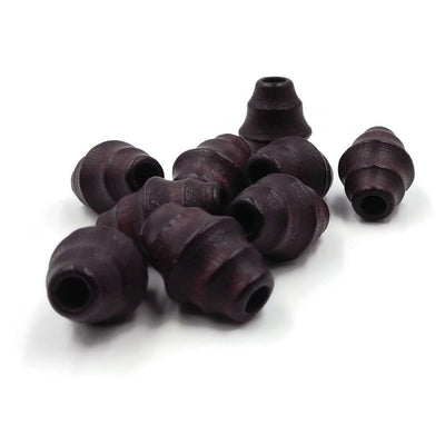 10x15 mm - Lined wooden beads