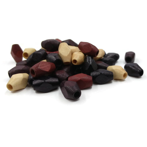 10x15 mm - Perles bicône en bois