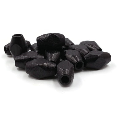 10x15 mm - Bicone shaped wooden beads