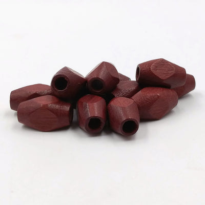 10x15 mm - Bicone shaped wooden beads